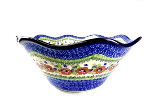 Bunzlau Ronde Schaal met golvende rand 3219X Overige Schalen